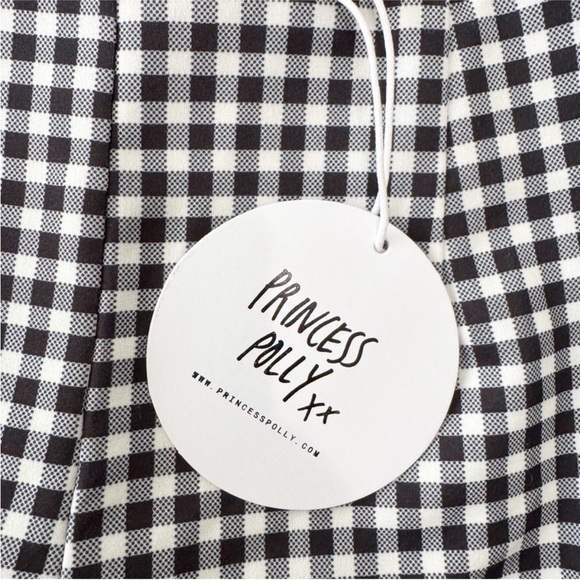 Princess Polly Iggy Gingham Pants - Size 6 - Picture 8 of 8